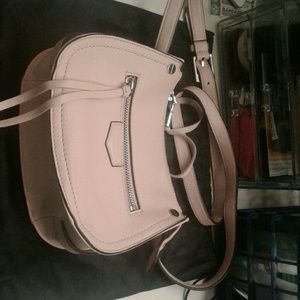Aimee Kestenberg pink leather crossbody bag